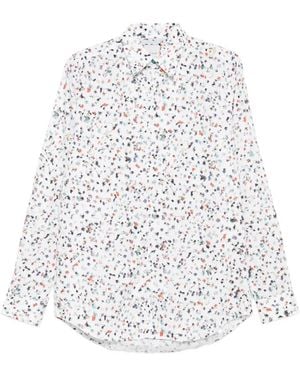 Paul Smith Floral-Print Shirt - White