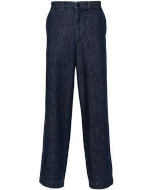 WTAPS 2002 High-Rise Straight-Leg Jeans - Blue