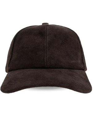 Samsøe & Samsøe Suede baseball cap - Schwarz