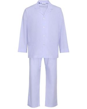LOJA DAS MEIAS Striped Pocket Pyjama - Blue