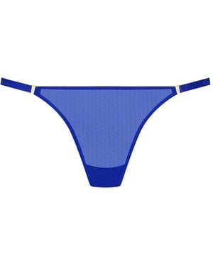 Maison Close Corps À Corps Neon Mini Thong - Blue