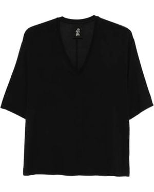 Thom Krom V-Neck T-Shirt - Black
