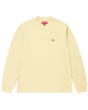 Supreme Small Box Long-Sleeved T-Shirt - Natural