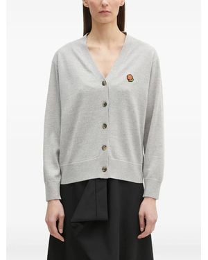 KENZO Wool Cardigan - Gray