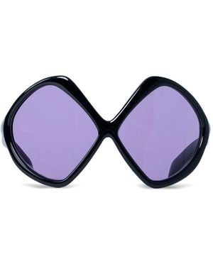 Prada Oversize-Frame Sunglasses - Blue