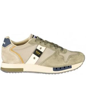 Blauer Queens Paneled Sneakers - Natural