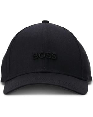 BOSS Casquette À Logo Brodé - Bleu