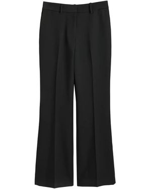 GANT Pleat-Detailed Trousers - Black