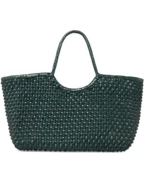 Dragon Diffusion Nantucket Embossed Cactus-Pattern Tote Bag - Green