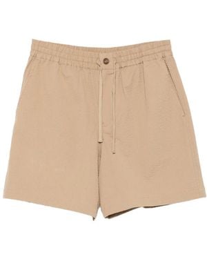 Maison Kitsuné Pocket Drawstring Shorts - Natural
