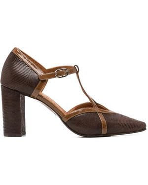Chie Mihara Awear Pumps Mit Eidechsen-Effekt - Braun