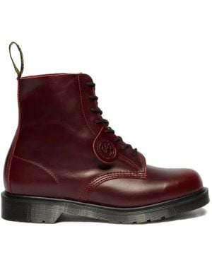 Dr. Martens Lace-Up Boots - Purple