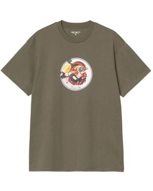 Carhartt Octopus-Print T-Shirt - Gray