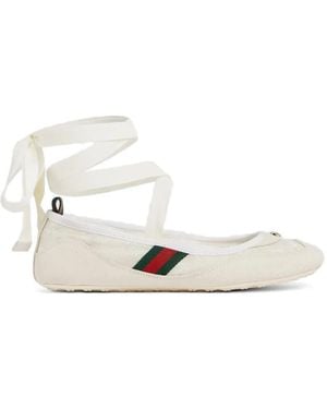 Gucci Bailarinas Shift - Blanco