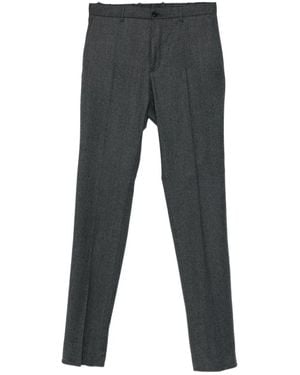 Incotex Herringbone Trousers - Grey
