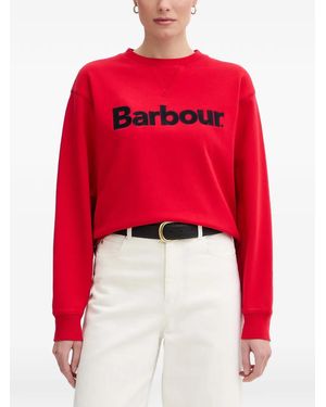 Barbour Hartland Sweatshirt - Red