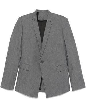 Boris Bidjan Saberi Blazer Monopetto - Grigio