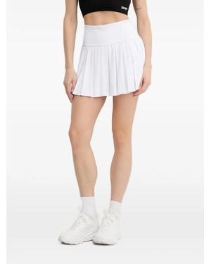 DKNY Pleated Mini Skirt - White
