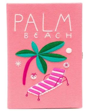 Olympia Le-Tan Pochette Palm Beach Madalina Andronic - Rose