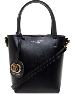 Kurt Geiger Chelsea Embellished Shopper Tote Bag - Black