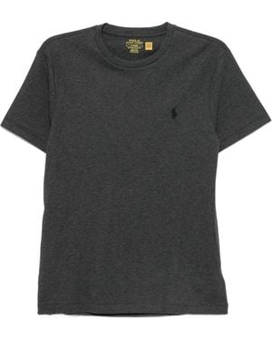 Polo Ralph Lauren Logo-Embroidered T-Shirt - Black
