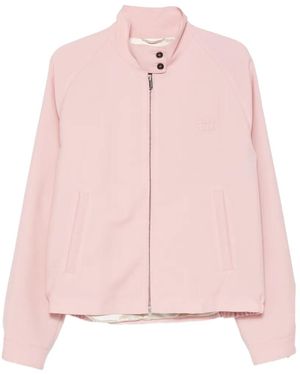 Miu Miu Kid Mohair Blouson Jacket - Pink