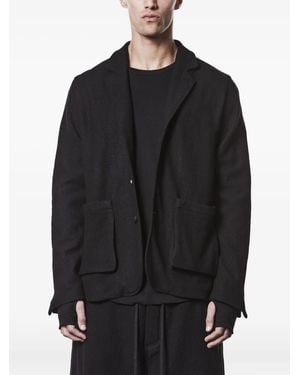 Thom Krom Patch Pocket Wool Jacket - Black
