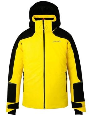 Phenix Hooded Zip-Fastening Ski Jacket - Yellow