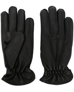 Orciani Leather Gloves - Black