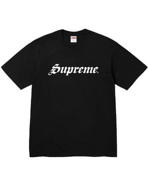 Supreme T-Shirt Speed Con Logo - Nero