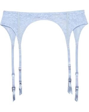 Fleur du Mal Liguero Le Stretch De Encaje - Azul