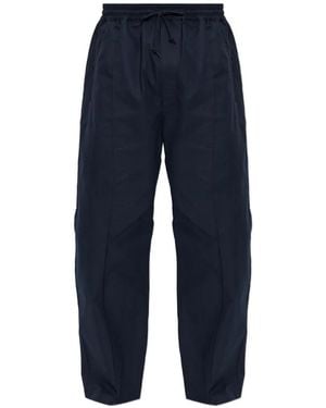 Comme des Garçons Drawstring Straight-Leg Pants - Blue
