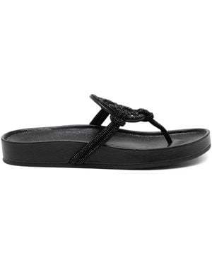 Tory Burch Embellished Sandals - Black