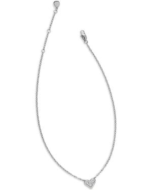 Furla Collier À Pendentif Cœur - White