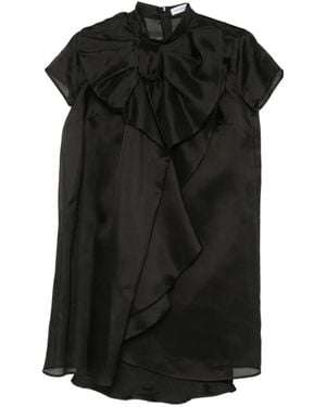 Viktor & Rolf Abito Corto Con Fiocco - Nero