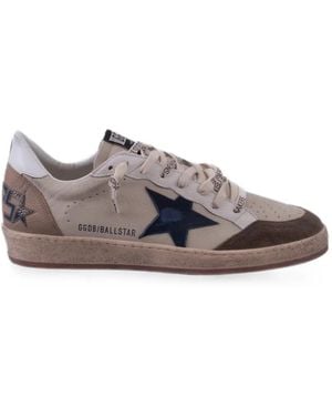 Golden Goose Ball Star Star-Patch Trainers - Grey