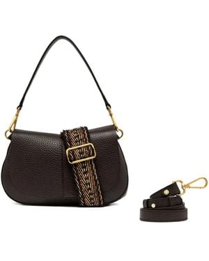 Gianni Chiarini Helena Leather Shoulder Bag - White