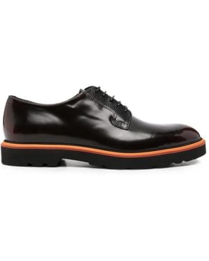Paul Smith High-Shine Derby Shoes - Black