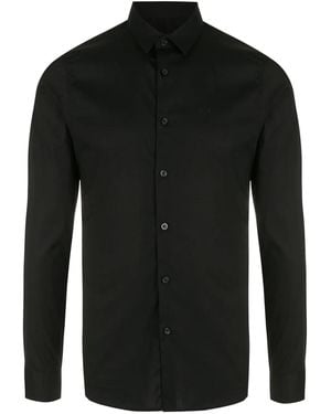 ARMANI EXCHANGE Button-Front Shirt - Black