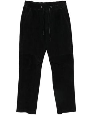Giorgio Brato Pantalones Con Cordones En La Cintura - Negro