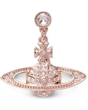 Vivienne Westwood Mini Bas Relief Drop Earrings - Pink