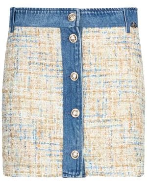 Liu Jo Button-Up Mini Skirt - Blue