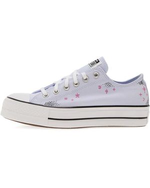 Converse Lift Platform Celestial Trainers - White