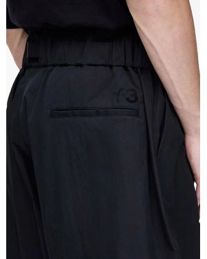 Y-3 Ut Belted Shorts - Blue