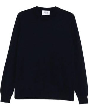 Alpha Studio Kasjmier Trui Met Ronde Alsh - Blauw