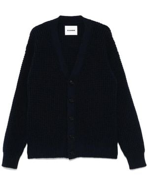 Jil Sander V-neck Cardigan - ブルー