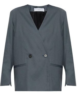 IRO Sabrine ダブルジャケット - ブルー