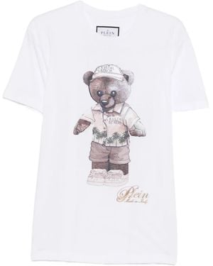 Philipp Plein テディベア Tシャツ - ホワイト
