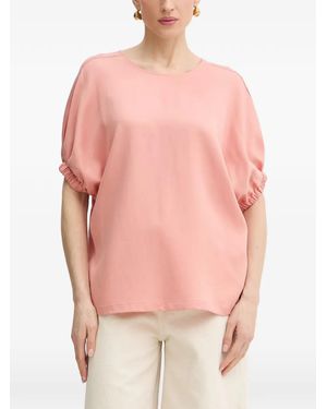 Trussardi Crew-Neck Blouse - Pink