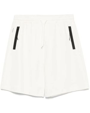 Woolrich Shorts With Drawstring Waist And Multiple Pockets - White